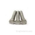 สแตนเลสสตีลโบลต์และน็อต hex bolts din931 half thread